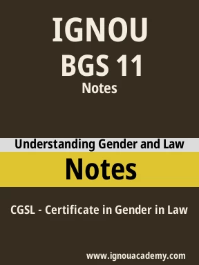 BGS 11 Solved Assignment