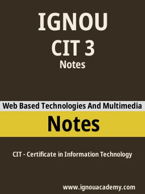 CIT 3 Solved Assignment