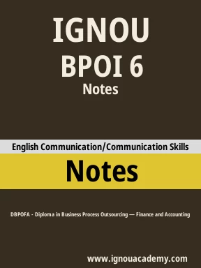 BPOI 6 Solved Assignment