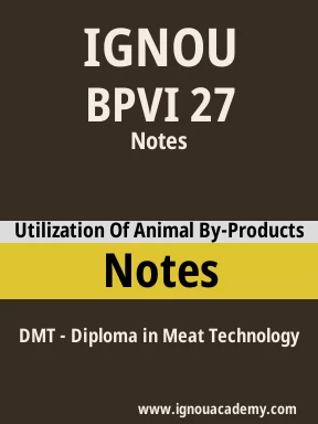 BPVI 27 Solved Assignment
