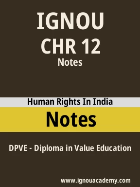 CHR 12 Solved Assignment