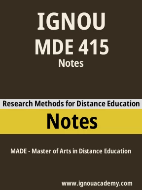 MDE 415 Solved Assignment