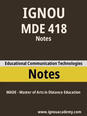 MDE 418 Solved Assignment