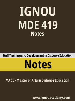 MDE 419 Solved Assignment