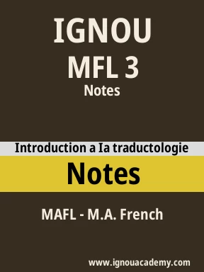 MFL 3 Solved Assignment
