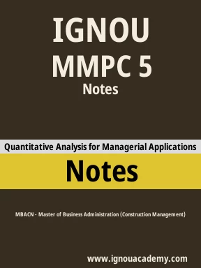 MMPC 5 Solved Assignment