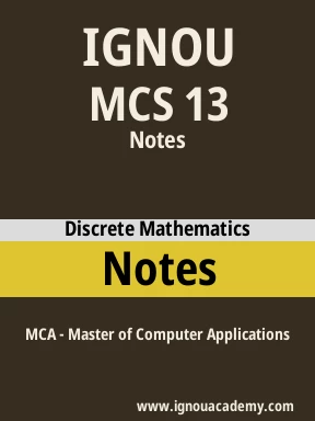 MCS 13 Solved Assignment