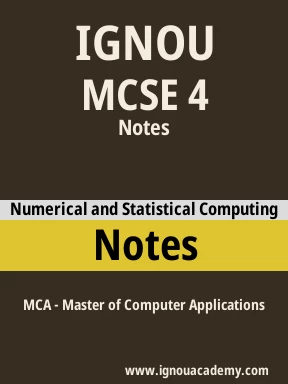 MCSE 4 Solved Assignment