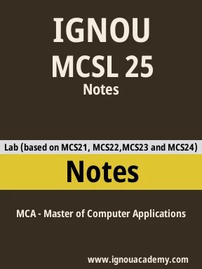 MCSL 25 Solved Assignment