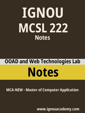 MCSL 222 Solved Assignment