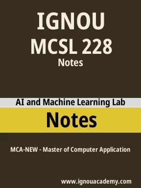 MCSL 228 Solved Assignment