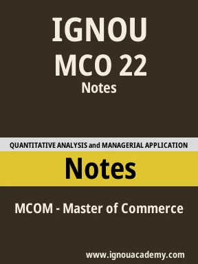 MCO 22 Solved Assignment