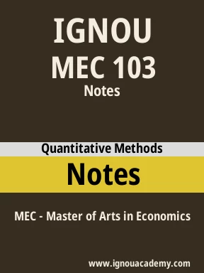 MEC 103 Solved Assignment
