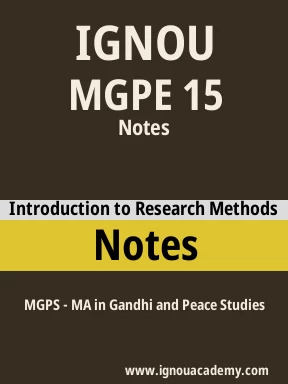 MGPE 15 Solved Assignment