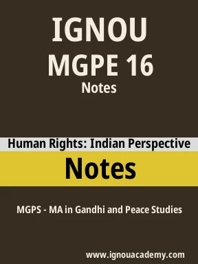 MGPE 16 Solved Assignment