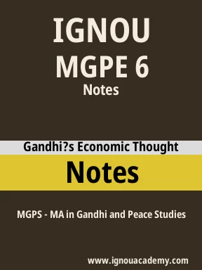 MGPE 6 Solved Assignment