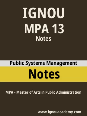 MPA 13 Solved Assignment