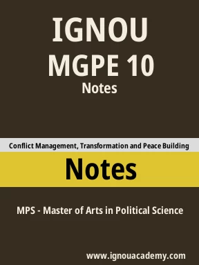 MGPE 10 Solved Assignment