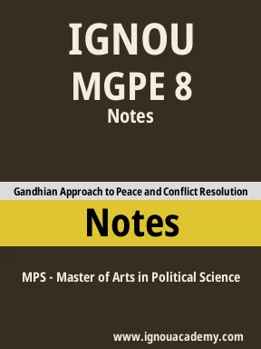 MGPE 8 Solved Assignment