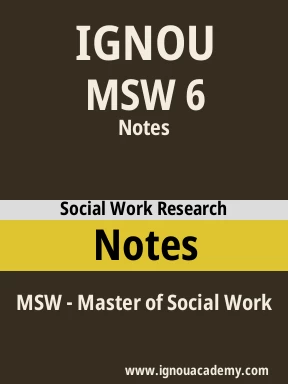 MSW 6 Solved Assignment