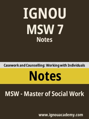 MSW 7 Solved Assignment