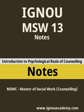 MSW 13 Solved Assignment