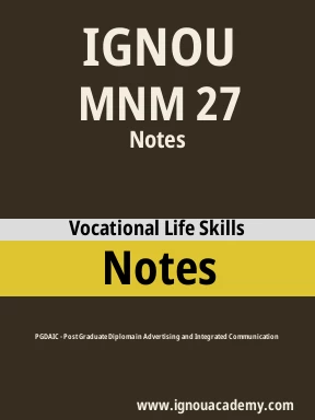 MNM 27 Solved Assignment