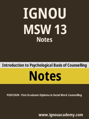 MSW 13 Solved Assignment