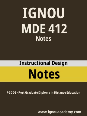 MDE 412 Solved Assignment