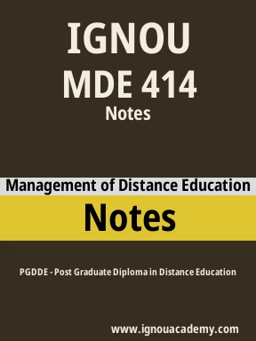 MDE 414 Solved Assignment