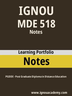 MDE 518 Solved Assignment