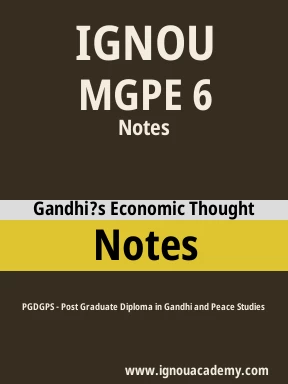 MGPE 6 Solved Assignment