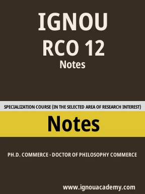 RCO 12 Solved Assignment