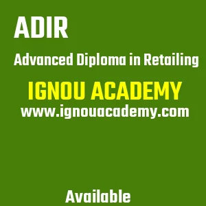 IGNOU ADIR Projects