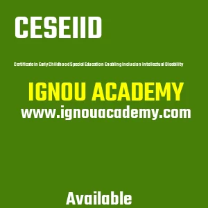 IGNOU CESEIID Projects