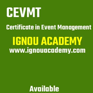 IGNOU CEVMT Projects