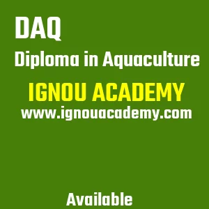 IGNOU DAQ Projects
