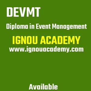 IGNOU DEVMT Projects