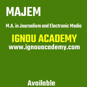 IGNOU MAJEM Projects