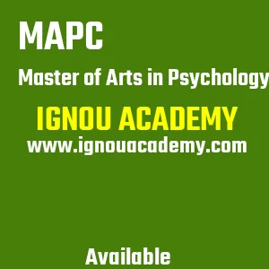 IGNOU MAPC Projects
