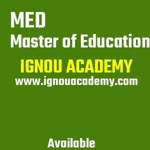 IGNOU MED Projects