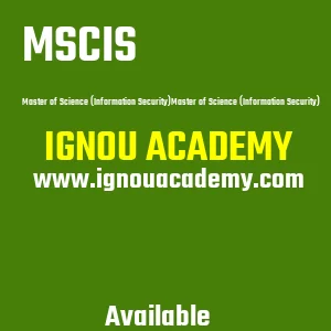 IGNOU MSCIS Projects