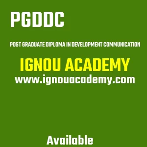 IGNOU PGDDC Projects