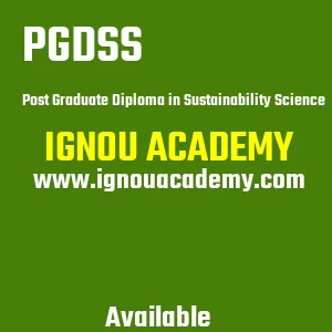 IGNOU PGDSS Projects
