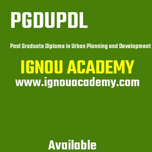 IGNOU PGDUPDL Projects