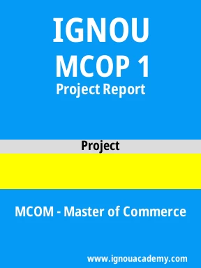 MCOP 1 Solved Assignment