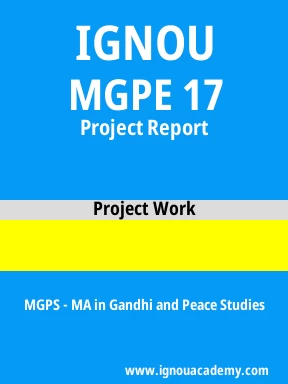 MGPE 17 Solved Assignment