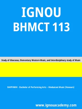 BHMCT 113 Solved Assignment