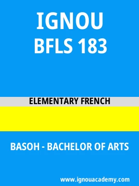 BFLS 183 Solved Assignment