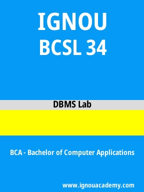 BCSL 34 Solved Assignment